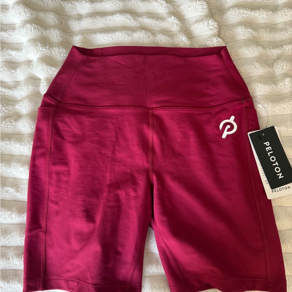 Peloton Women's Deep Red Bike Shorts